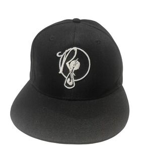 Continental Reasonable Doubt Hat Cap Snap Back Mens One Size Black Rap Logo